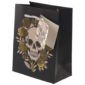 Skulls  and  Roses Metallic Small Gift Bag