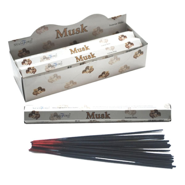 Stamford Hex Incense Sticks - Musk