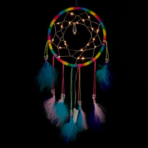 Decorative LED Rainbow Dreamcatcher