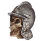 Gothic Skull in Medieval Helmet Ornament