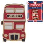 Novelty London Bus Design Enamel Pin Badge