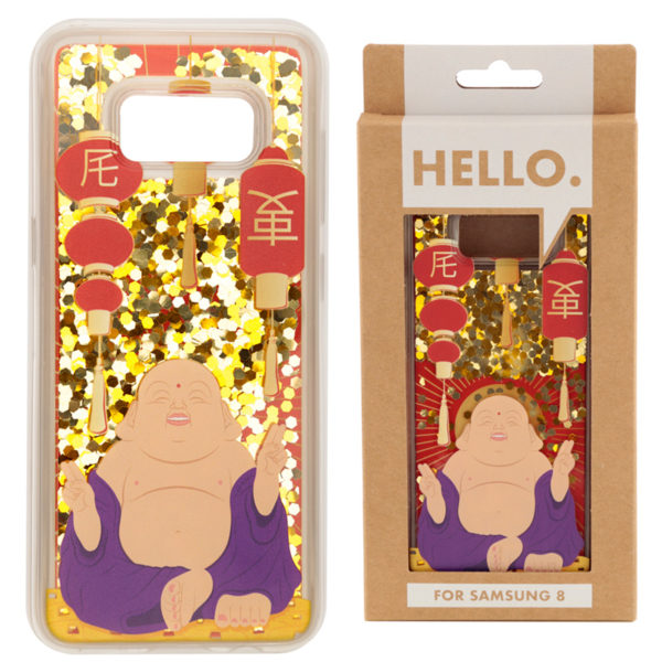 Samsung 8 Phone Case - Lucky Buddha Design Samsung 8 Phone Case - Lucky Buddha Design
