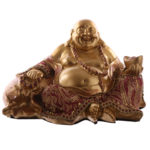 Decorative Chinese Buddha Figurine – Hand on Sack