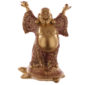 Decorative Chinese Buddha Figurine - Riding Turtle