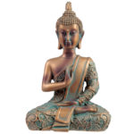 Decorative Copper and Verdigris Thai Buddha – Enlightenment