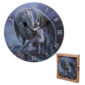 Dragon  and  Unicorn Protector Magick Lisa Parker Wall Clock