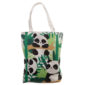 Handy Cotton Zip Up Shopping Bag - Pandarama Design