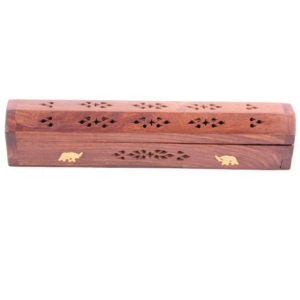 Decorative Sheesham Wood Box with Elephant Design