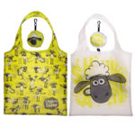 Handy Fold Up Shaun the Sheep Shopping Bag with Holder