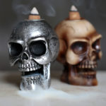 Small Backflow Incense Burner – Skull