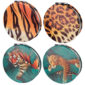 Fun Collectable Big Cat Spots and Stripes Compact Mirror