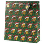 Metallic Skulls Extra Large Christmas Gift Bag