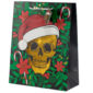 Metallic Skulls Large Christmas Gift Bag