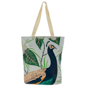 Peacock Reusable Tote Shopping Bag