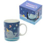 Collectable Porcelain Mug - Narwaii  and  Friends Narwhal Design