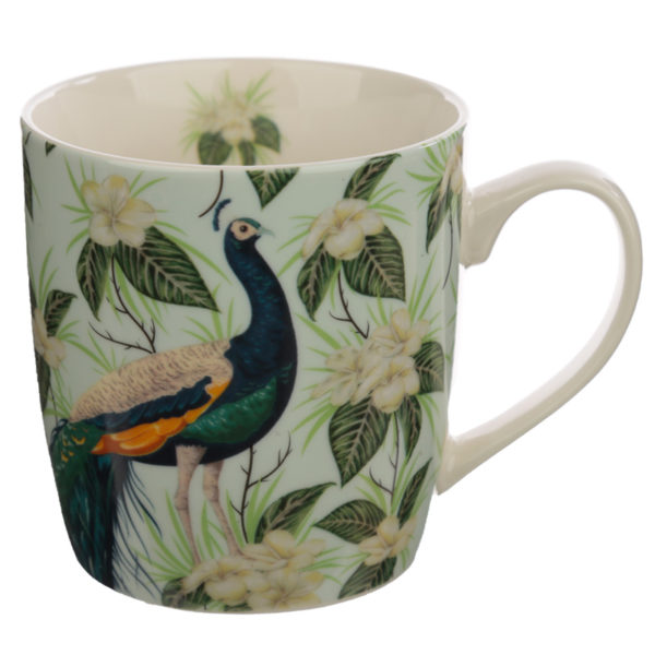 Collectable Porcelain Mug - Peacock