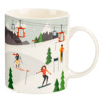 Collectable Porcelain Mug - Peak Season Ski Design
