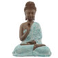 Decorative Turquoise  and  Brown Buddha Figurine - Meditation