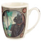 Lisa Parker Porcelain Mug - Absinthe Cat