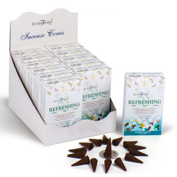 Stamford Hex Incense Cones - Refreshing